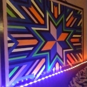 Handmade wooden picture